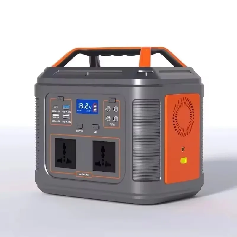 500W Portable Power Station 512Wh solar power generators 220V pure sine wave AC LifePo4 battery for Home Use Outdoor Camping