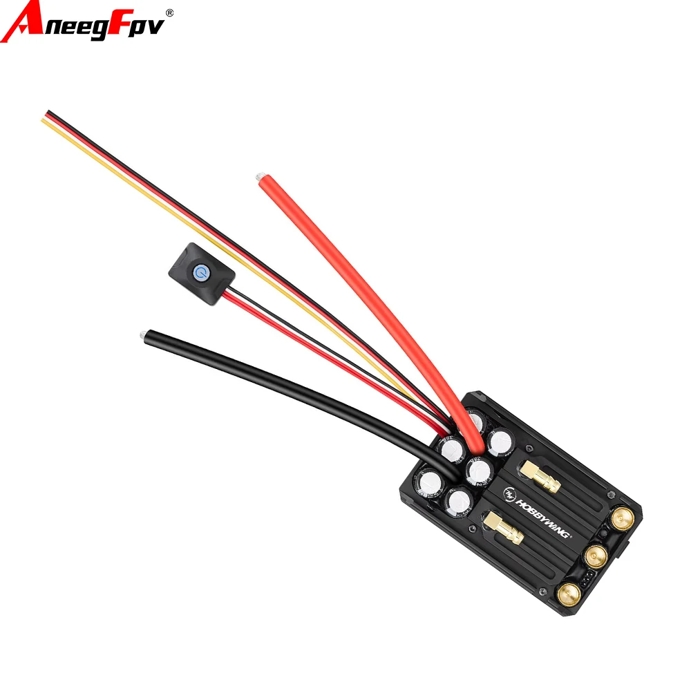 Mais novo hobbywing seaking 300a ou 200a hv v4 14s alta tensão/alta potência sem escova esc bluetooth embutido para barco rc