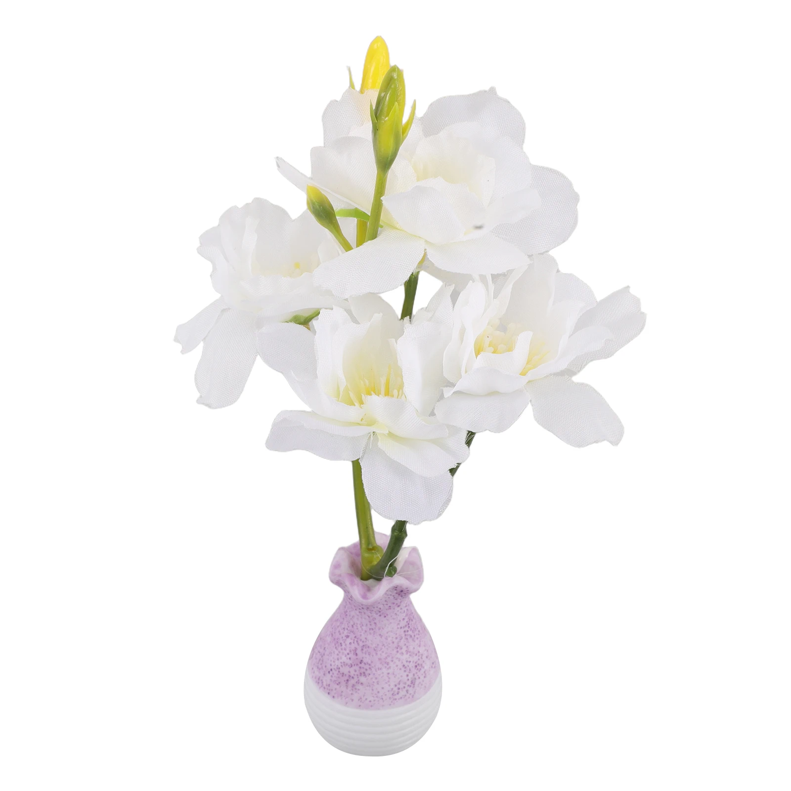 

Creative Car Dashboard Accessories Mini Flower Pot Artificial Flowers Cute Car Interior Decorations For Women Faux Hydrangea