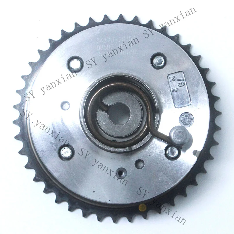 SY+ Pair Camshaft VVT Gears For Santa Tucson Sportage Optima 243502G750 243702G750
