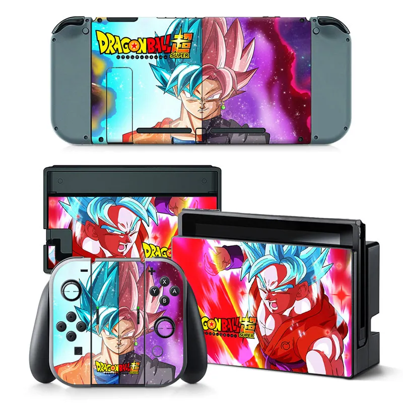 Dragon Ball Goku-One Piece Anime Vinil Skin Protector, adesivo para Nintendo Switch, NS Console e Joy-Con Controller Skins