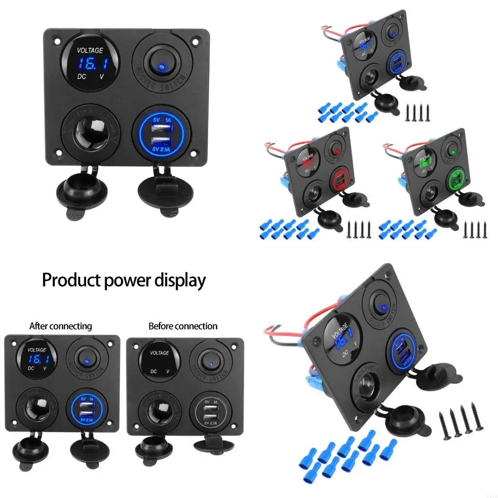 

Strong Car Accessory With 2 USB Ports And Water Resistant Build