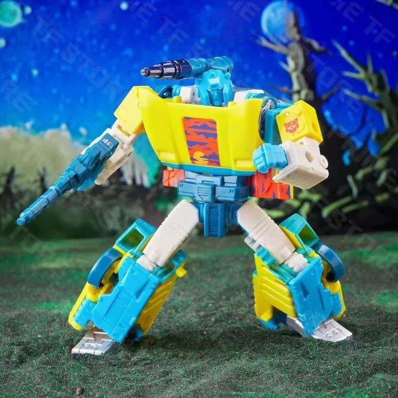 

Original Hasbro Transformers Toy Legacy Series G2 UNIVERSE SIDESWIPE Deluxe D-level Action Figure Collection Model Toy