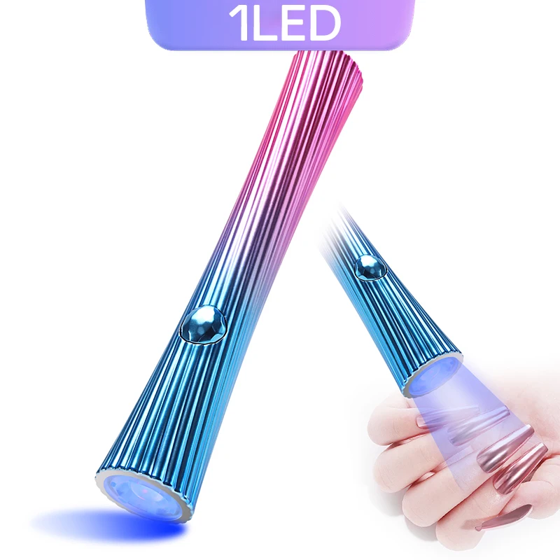 المحمولة المحمولة البسيطة مسمار مصباح لجميع هلام البولندية سريعة الجافة USB آلة مجفف الأظافر الأشعة فوق البنفسجية LED مسمار مصباح مصباح يدوي صغير القلم