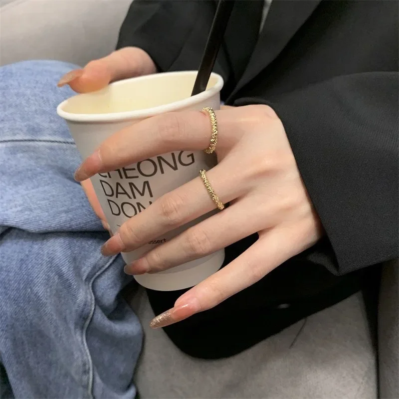 

Starry rings, women's design sense, layered fashionable and delicate index finger rings, tail rings