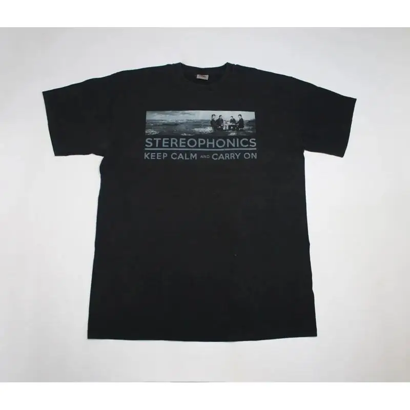 Stereophonics T Shirt Keep Calm Carry On European Tour 2010 Post Britpop Band M