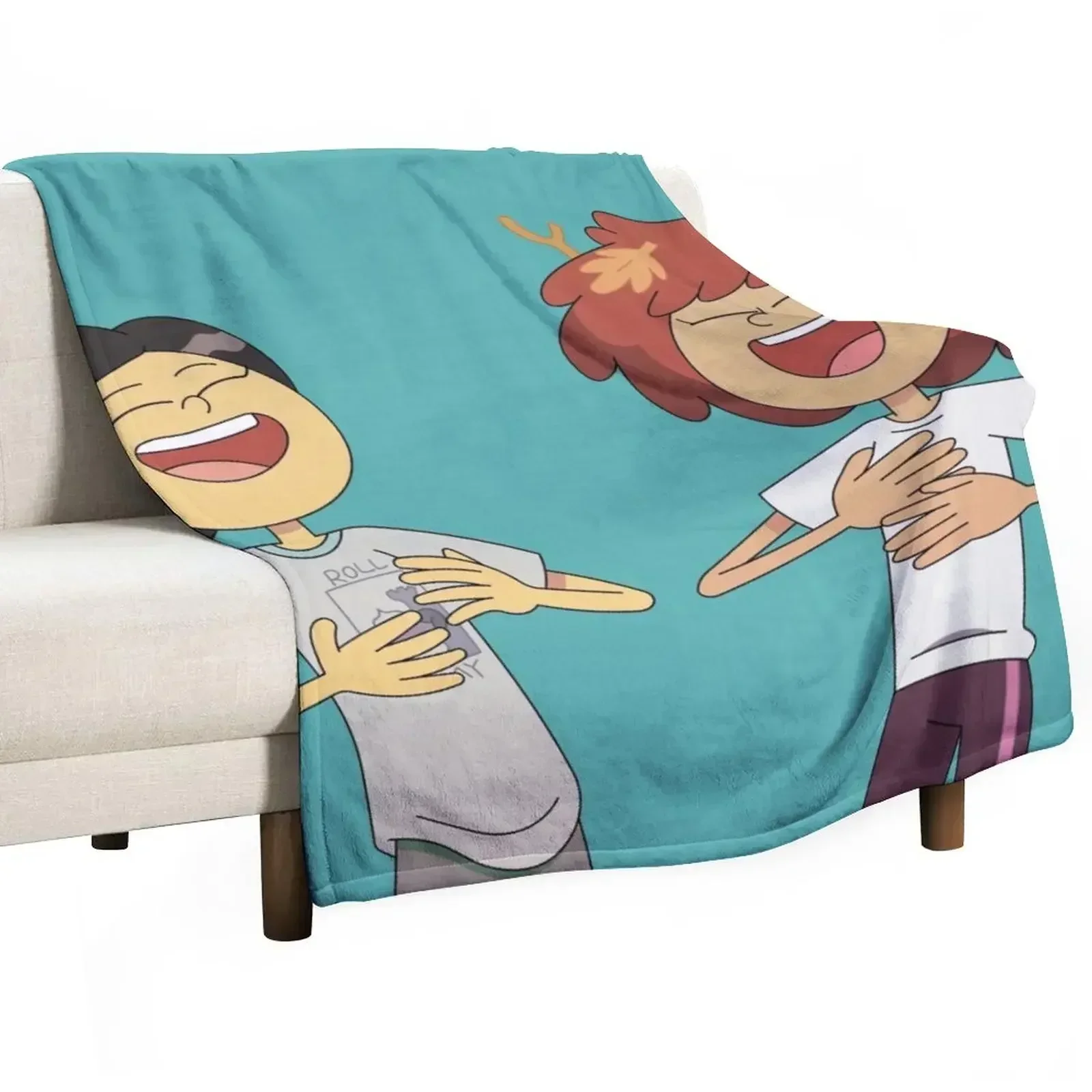 New Anne and Marcy | Amphibia Throw Blanket Moving heavy to sleep Travel Blankets