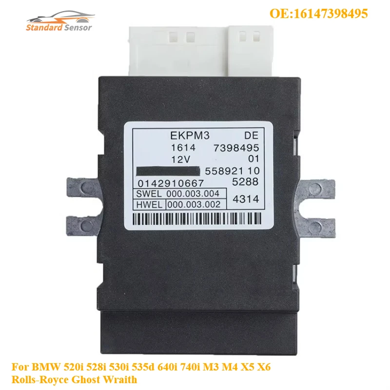 

16147398495 For BMW 520i 528i 530i 535d 640i 740i M3 M4 X5 X6 Rolls-Royce Ghost Wraith Car Fuel Pump Control Module New