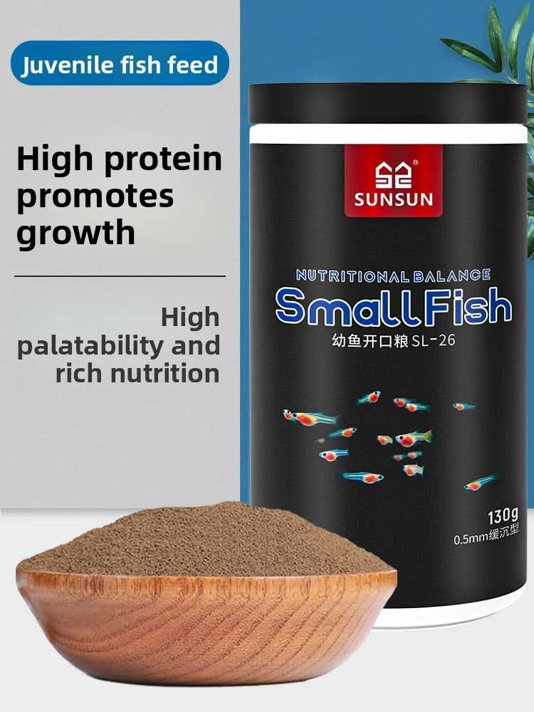 

SUNSUN Fry Starter Food, Micro Powder for Baby Fish - for Guppy, Tetra, Zebra Danio, Livebearer&EggLayer Fry,Tropical Fish Feed