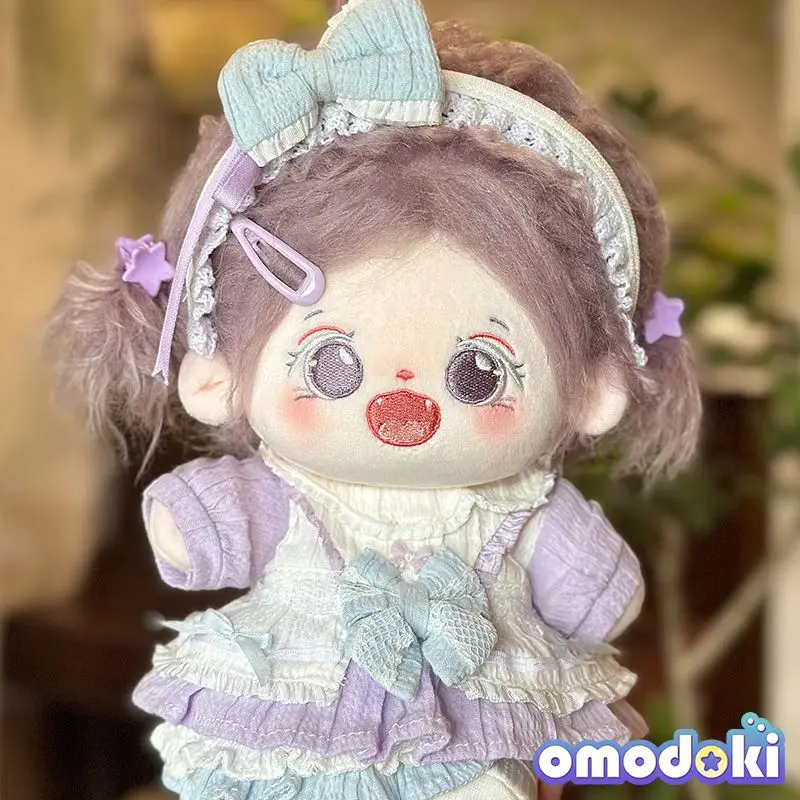 Baby clothes 20cm cotton doll clothes women's embroidered ball stories plush doll  clothing