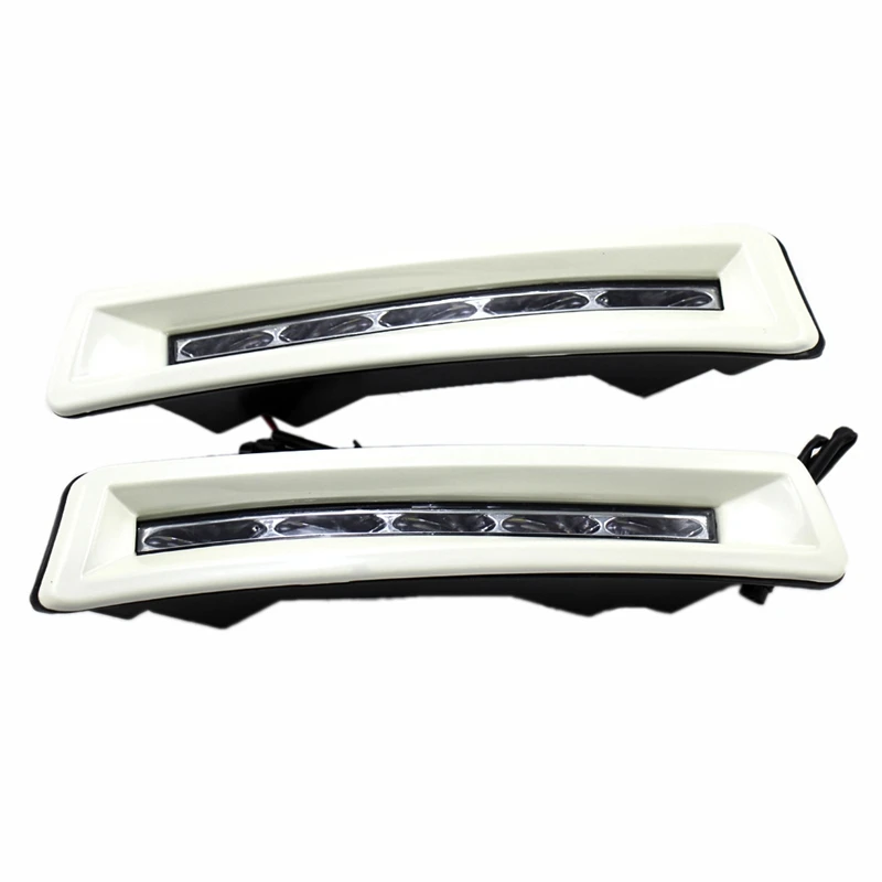 

NEW-2Pcs For Toyota Overbearing 4000 Prado Daytime Running Light Led Daytime Running Light Front Bumper Light