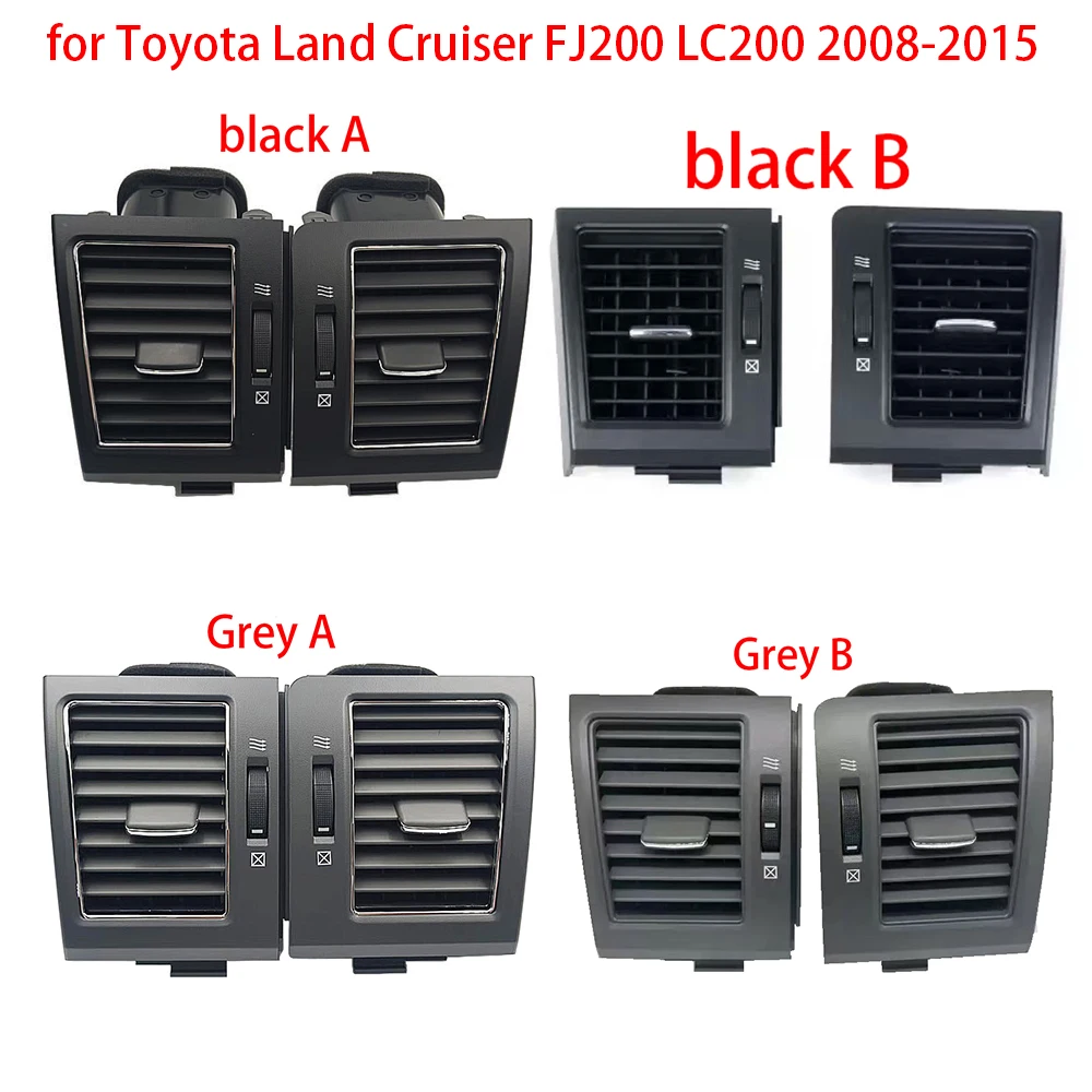 سيارة الداخلية تكييف الهواء داش تنفيس منفذ تنفيس لتويوتا لاند كروزر LC200 2008-2015 مخرج هواء مكيف الهواء