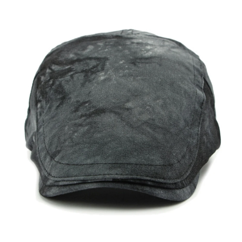 HT4671 القبعات الرجال النساء المطبوعة اللبلاب قبعة مسطحة جديد الربيع الصيف قبعة واقية من الشمس قبعة خمر الفنان الرسام قبعة قبعة قابل للتعديل قبعة بيريه