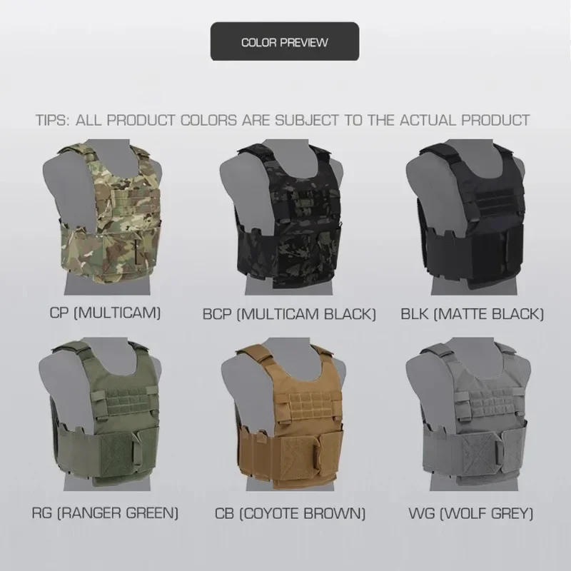 

LV119 Plate Carrier Hunting Vest Training Combat Wargame Shooting Sports Safety Airsoft Equipment Outdoor Paintball Accessories