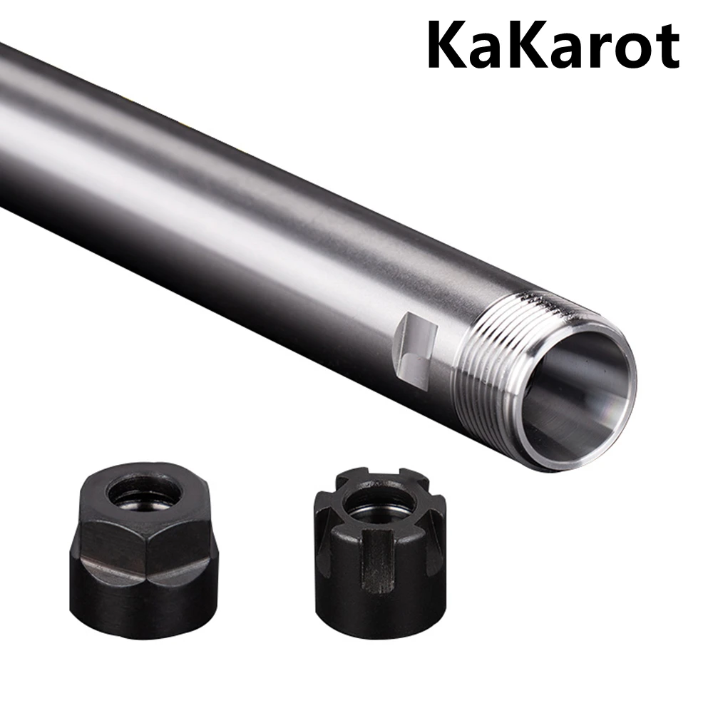 KaKarot ER Collet Chuck Holder C8 C10 C12 C16 C20 C25 C32 ER8 ER11 ER16 ER20 ER25 ER32 CNC Milling Lengthen Tool carrier 1Set