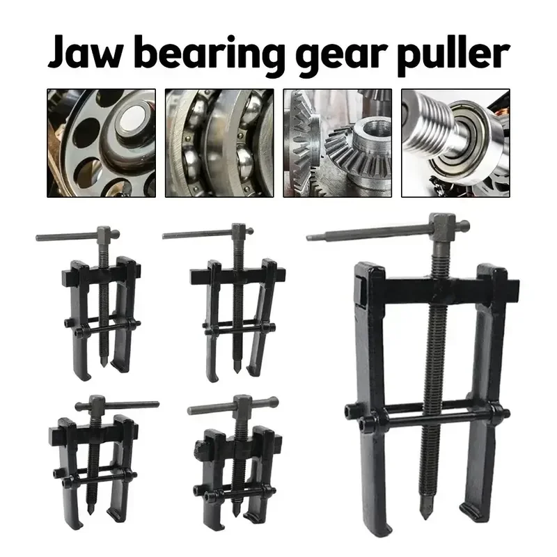 Gear Puller Black Plated Two Jaws Forging Extractor Installation Armature Bearing Pullers Car Removal Tools Repair Disassembly