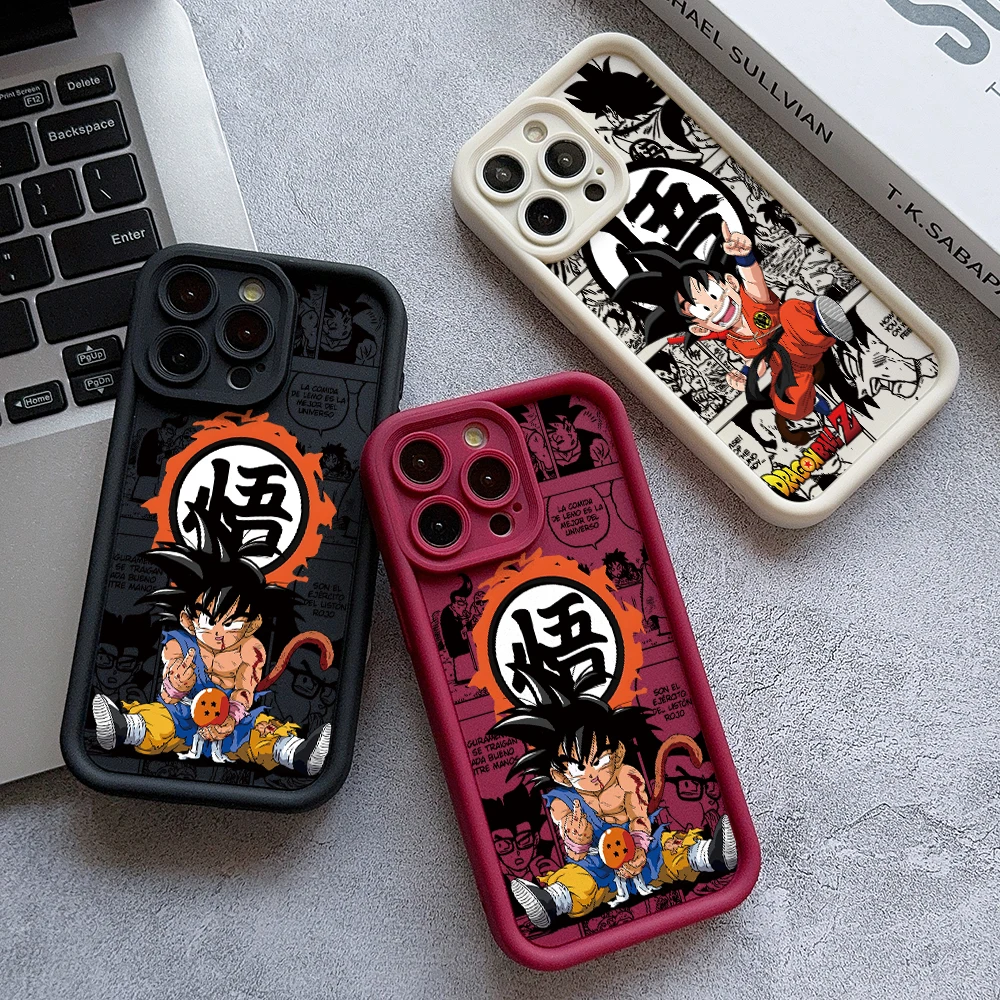 D-Dragons B-Ball Gokus Kid Phone Case for Samsung Galaxy S26 S25 S24 S23 S22 S21 S20 FE Ultra Plus 5G Note20 Soft Cover Funda