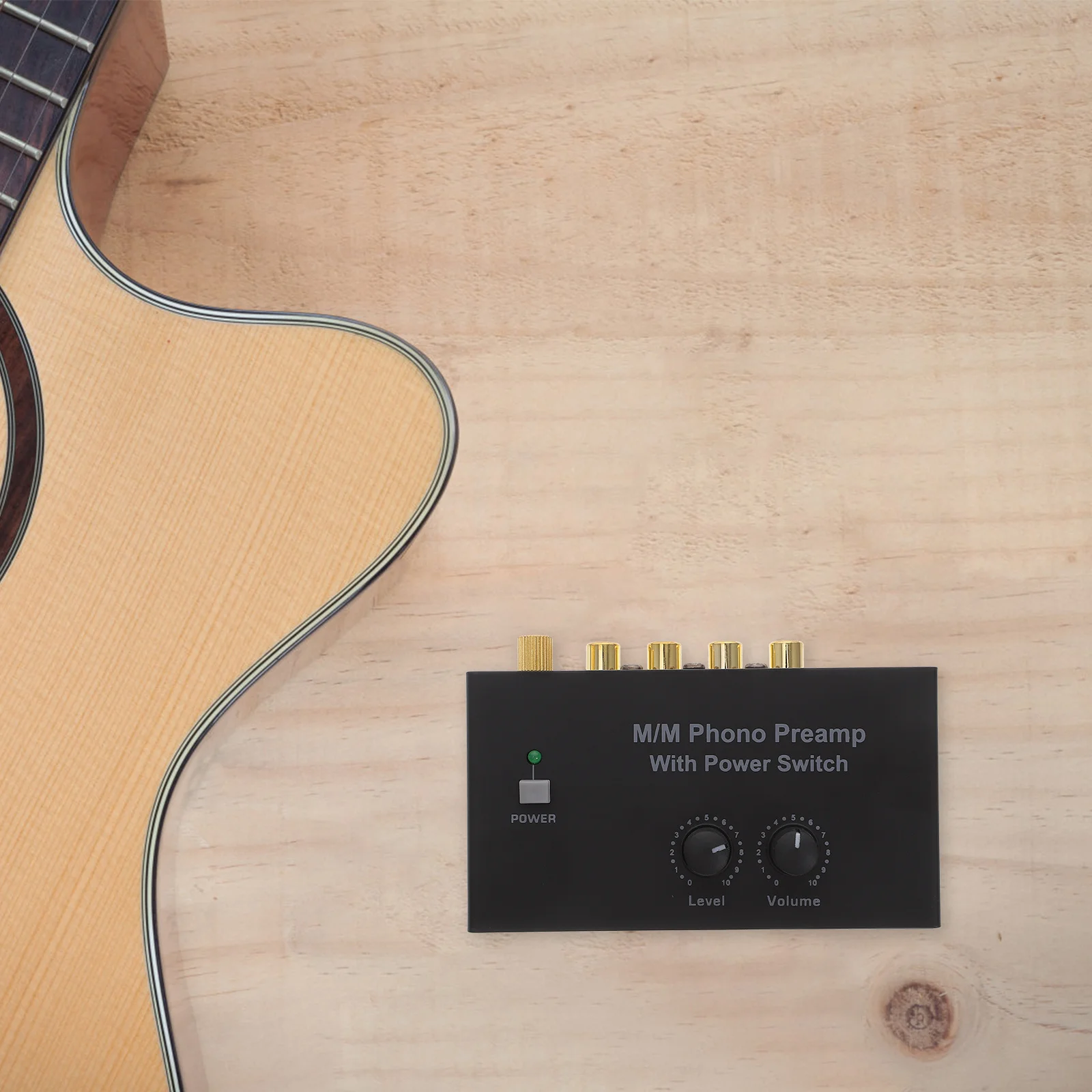 فونو Preamp Mini Amp الاتحاد الأوروبي التوصيل القرص الدوار المضخم الحديد ABS منخفضة الضوضاء المنزل مكبر صوت استيريو محول إشارات الصوت