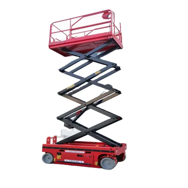 Aluminum Electric Lifter Hydraulic Mobile Scissor Type Aerial Work Lift Platform Ladder