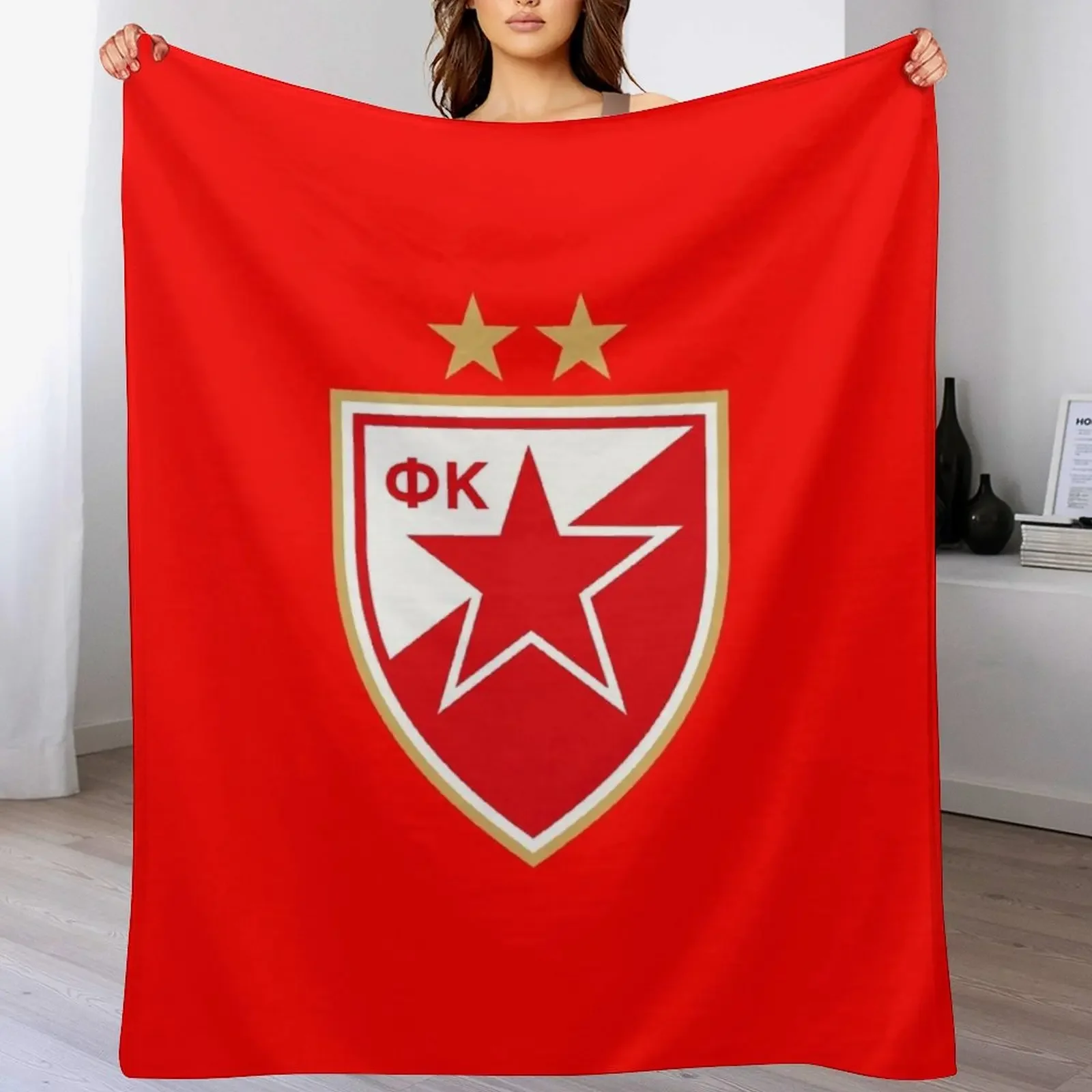 Crvena Zvezda Red Star Belgrade Throw Blanket for babies Weighted Blankets