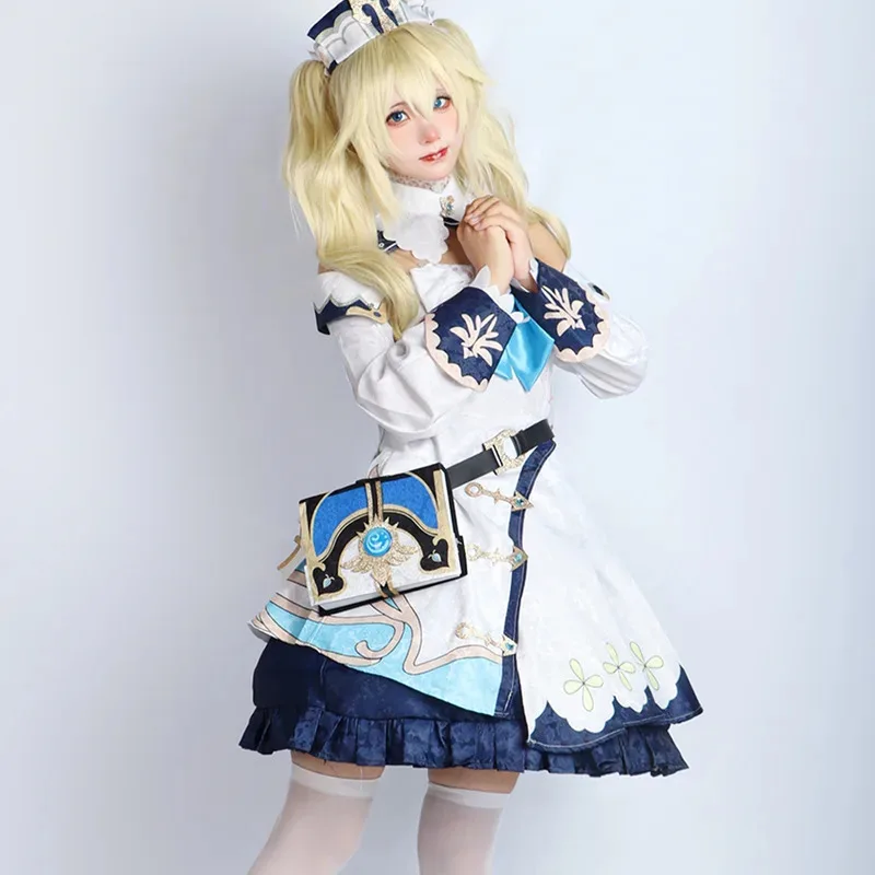 

Barbara Cosplay Genshin Impact Costume Adult Carnival Uniform Anime Halloween Party Costumes Masquerade Women Game