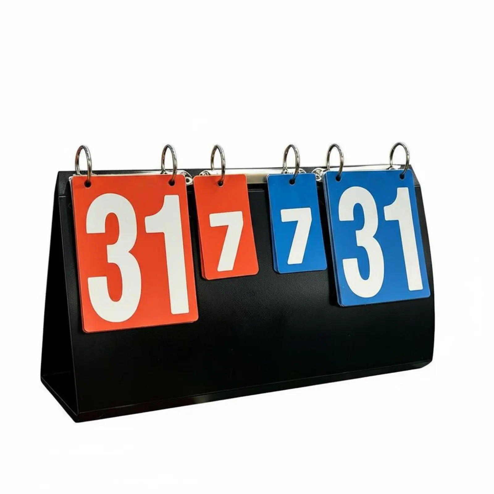 Foldable Waterproof Scoreboard Manual Flip Score Board PVC Sports Display Durable for Training and Competition