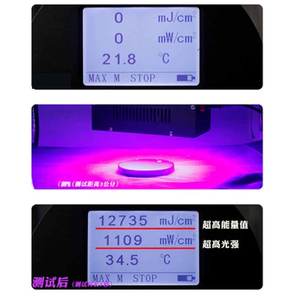 Imagem -02 - Lâmpada de Cura uv Led Gel Impressora 3d Resina Cola uv Óleo Vidro Tinta Cura de Tinta 3500w 395nm 385nm 405nm 365nm