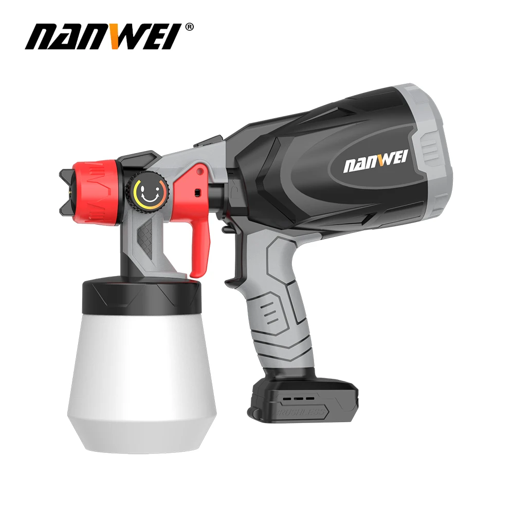 Nanwei Electric Spray Gun Paint Latex Paint Household Lithium Battery Coating Machine Atomization Disinfection Spray Pot