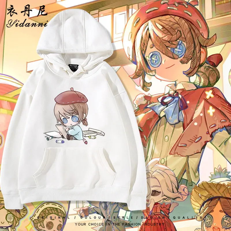 

Anime Identity Ⅴ Composer Frederick Kreiburg Cheerleader Acrobat Painter Doctor Cartoon Mechanic Hooded Hoodie Men Women Tops