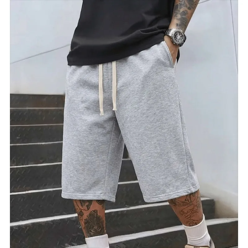 

Мужские повседневные спортивные шорты, модные шорты для активного отдыха, бега и тренировок, свободные брюки в стиле хип-хоп для уличной моды