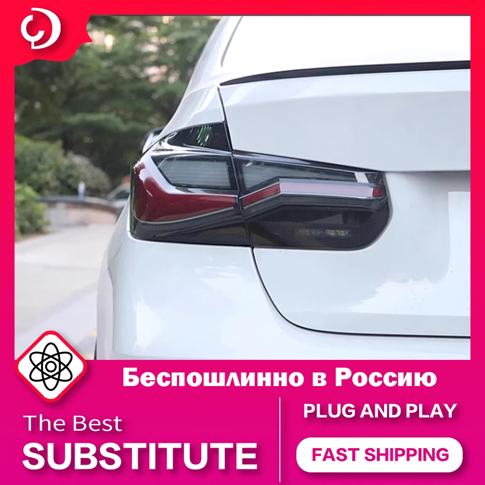 AKD Car Styling Taillights for BMW F30 F35 2013-2019 Upgrade 8 series style DRL Rear Reverse Brake Light Accessories