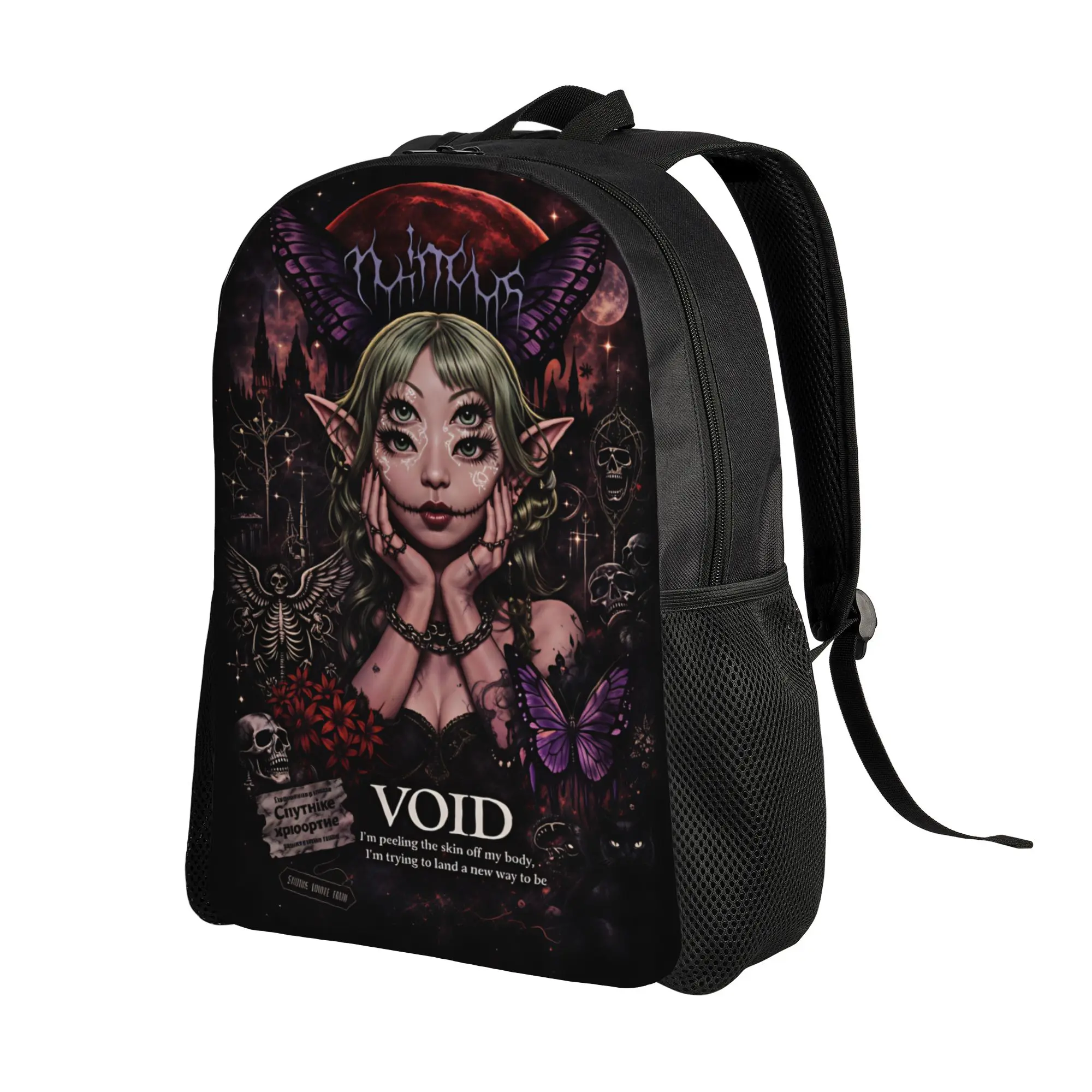 Melanie Martinez Heads  Backpack Unisex  Pattern Backpacks Polyester Cute School Bags Trekking Design Rucksack