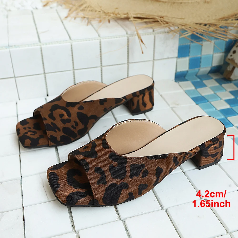 

2026 Brand Women Slippers low Heels Sandals Sexy Open Toe Party Wedding Summer Shoes for Woman Soft Outdoor Slides Beach