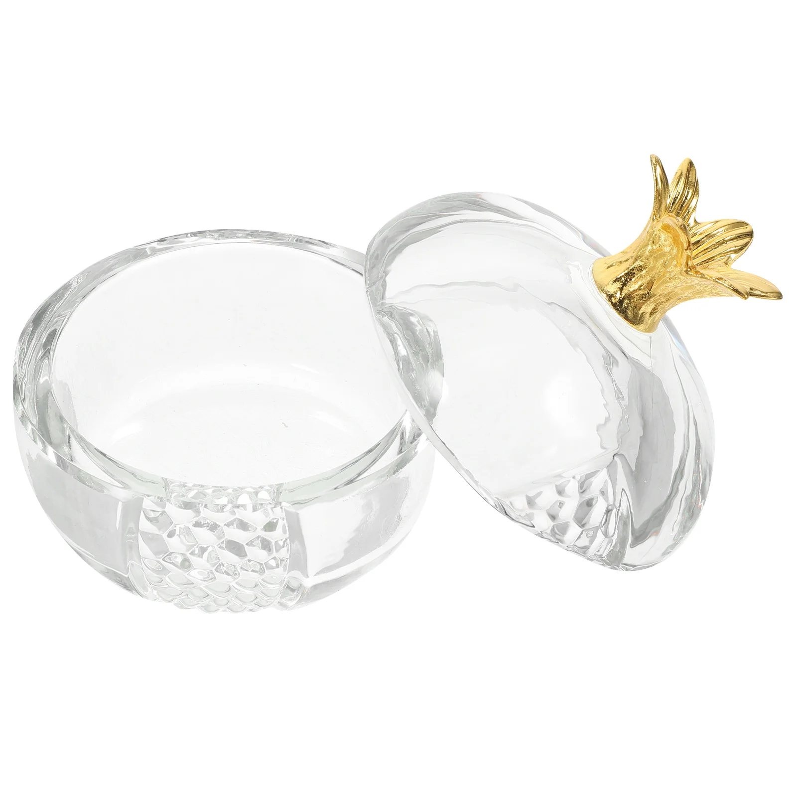 

Nail Cup Unique Pomegranate Glass Dappen Dish Lid Crystal Container Storage for Brushes Jewelry Fruit