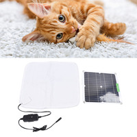 Pet Heated Blanket Solar Panel Heating Blanket 12V 50W Rapid Uniform Heating Soft Portable Pet Heating Pad for Car Outdoor Use