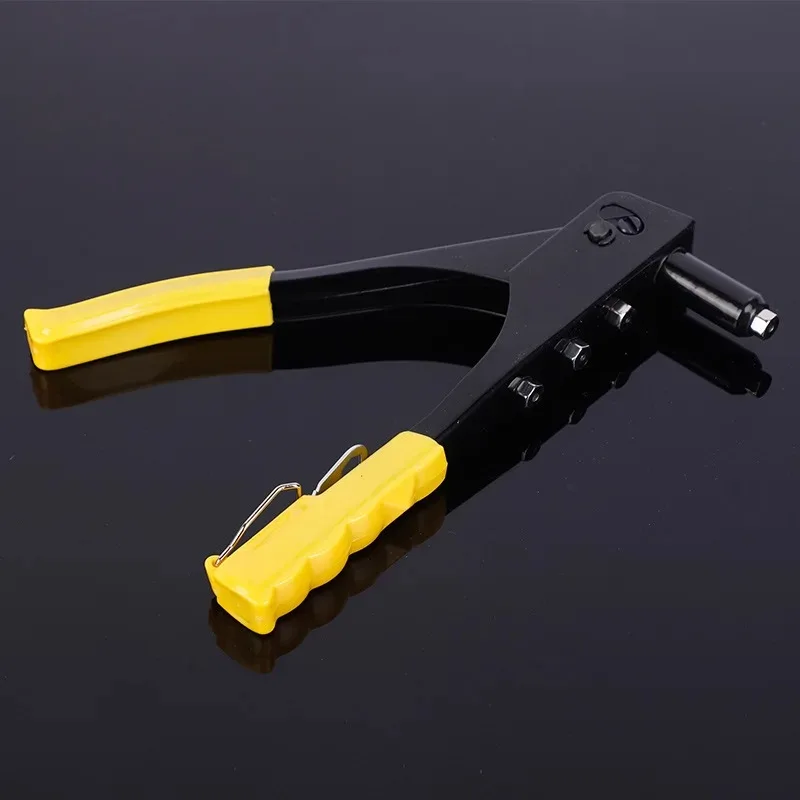 Tapa de pistola con remaches de una sola mano, remache de extracción de núcleo, puerta y ventana sin clavos, fácil de operar, portátil para uso doméstico al aire libre