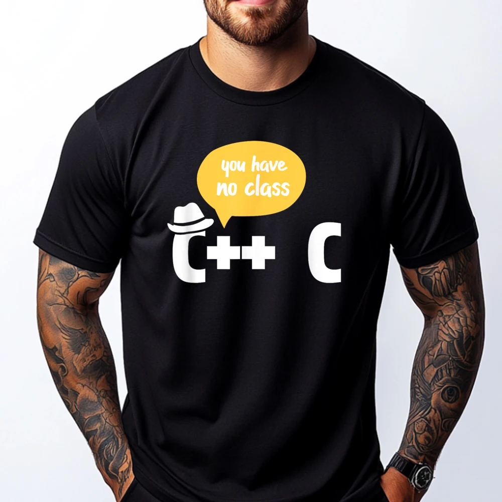 

Computer Programmer Programming You Have No Class C Mens Shirts Graphic Tee Men Clothing Normal Cotton T shirt