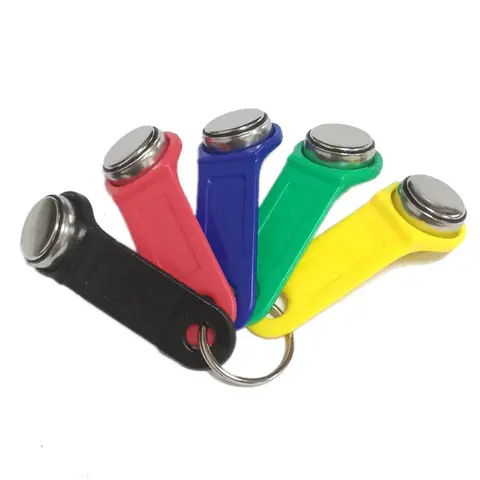 Hot! 5Pcs Readable RFID Touch Memory Key TM1990 DS1990 iButton for Copy Card Dallas