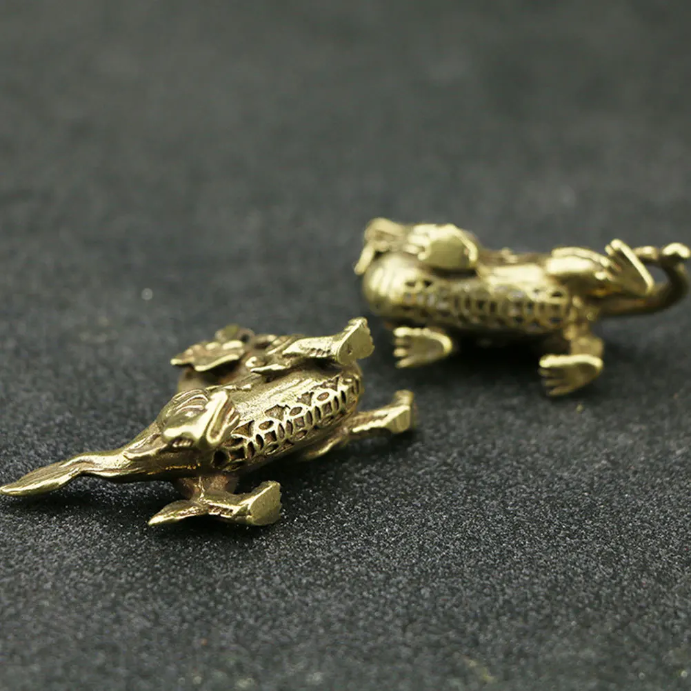 

1Pair Pixiu Solid Copper Feng Shui Brave Fortune Statue for Home Office Temple Decor Auspicious Wealth Luck Gift