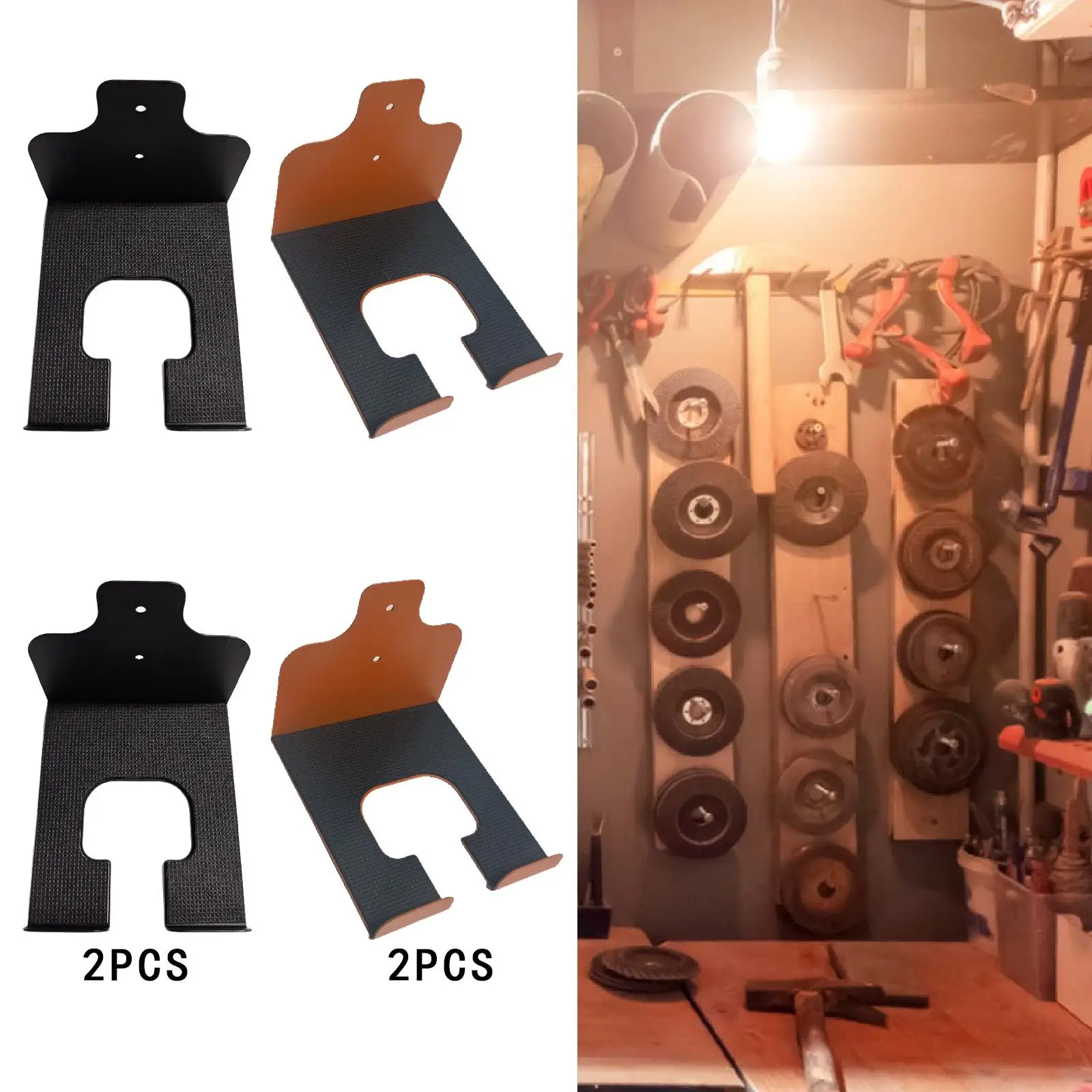 Garage Organizer Trimmer Rack Garden Power Tool Hanger Multiuse Waterproof Sturdy Space Saving Wall Mounted Weeds Eater Hanger