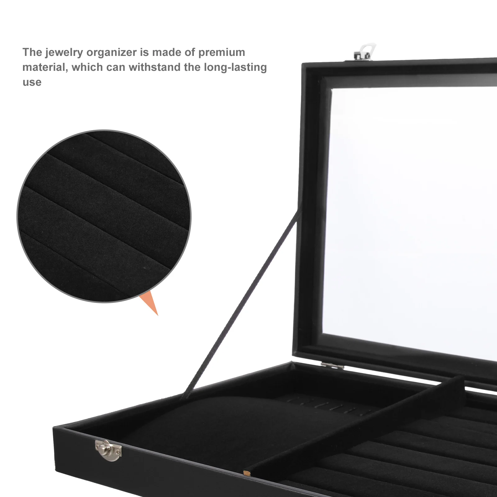 

Коробка для хранения ювелирных изделий Очаровательные органайзеры Футляр для сережек Коробки для ожерелья Фланель Простой дизайн