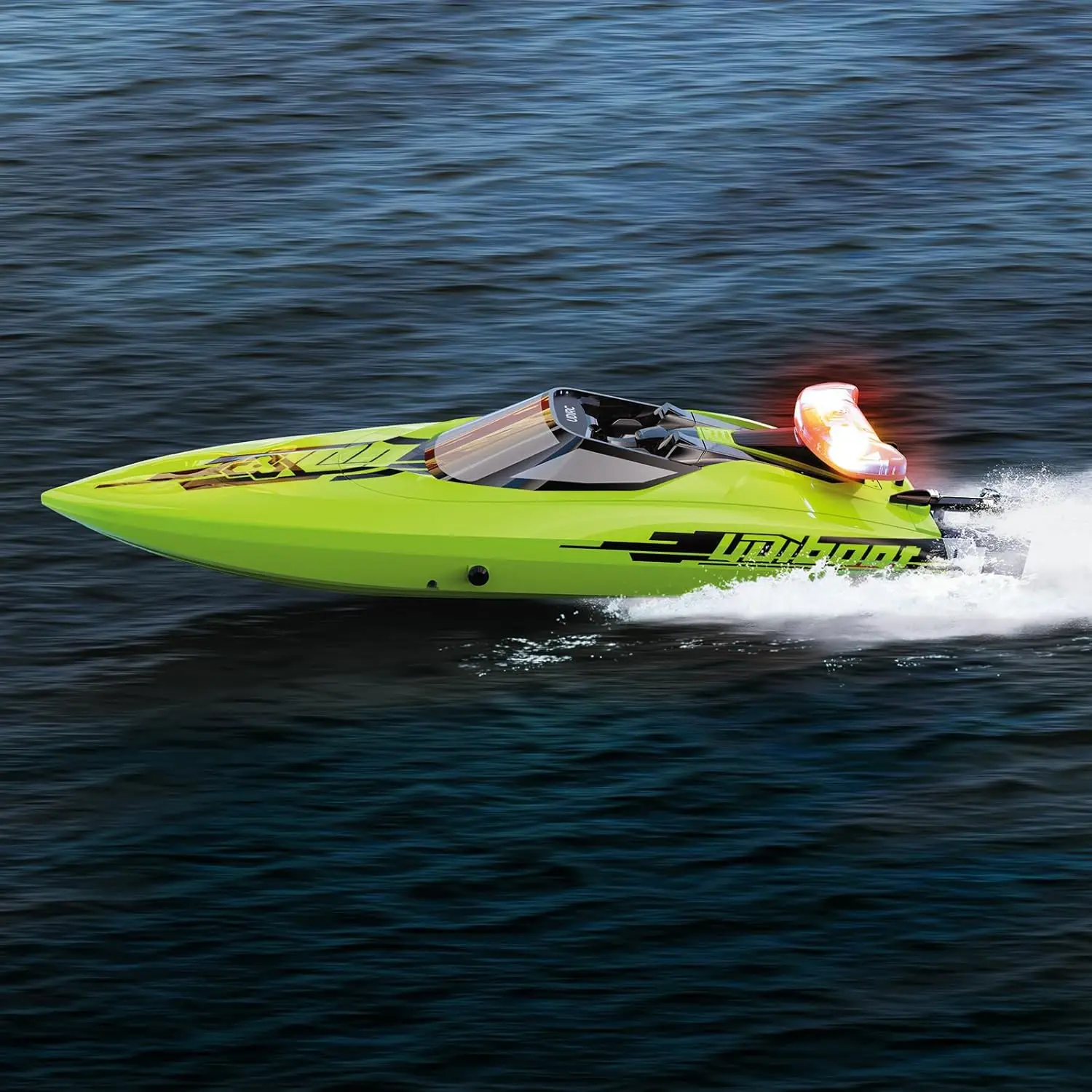 Afstandsbediening Snelheid RC Borstelloze Boot UDI021 2.4G 35-40 km/u Onder Motor RC Onderzeeër met LED-verlichting voor Hobby Volwassenen Jongens Fav