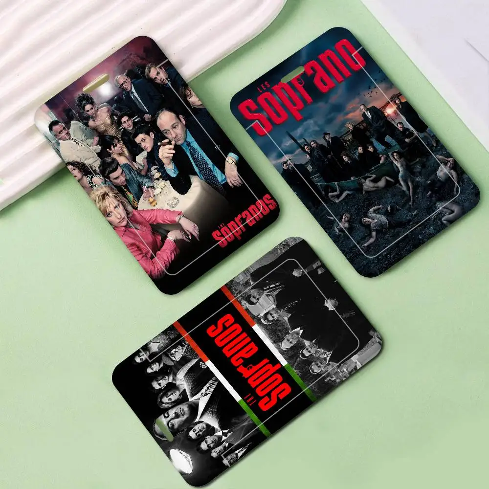 The Sopranos TV Bus Pass Card Sleeve Bank Business Work Card Holder Plastic ID Tag Name Badge Holder Nurse Work Protector