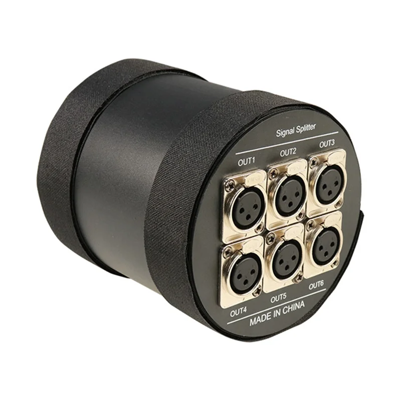 ABUL-For DMX512 標準信号アンプ 6 チャンネル出力スプリッター DJ ディスコ舞台照明制御用