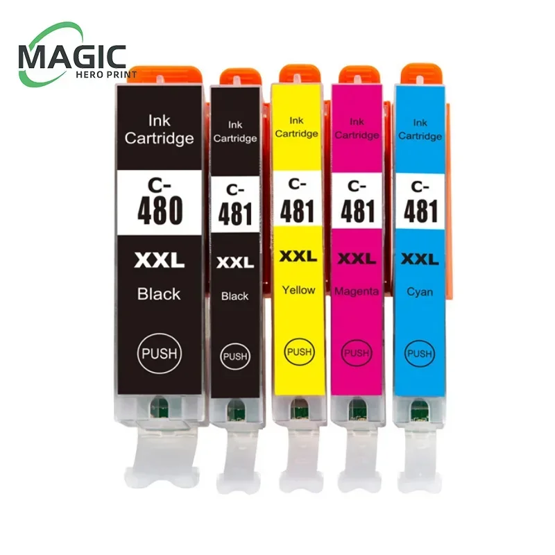 PGI-480 Compatible ink Cartridge for Canon PGI-480 CLI-481 PIXMA TS704 TR7540 TR8540 TS6140 TS9540 TS6240 TR 7540 printer