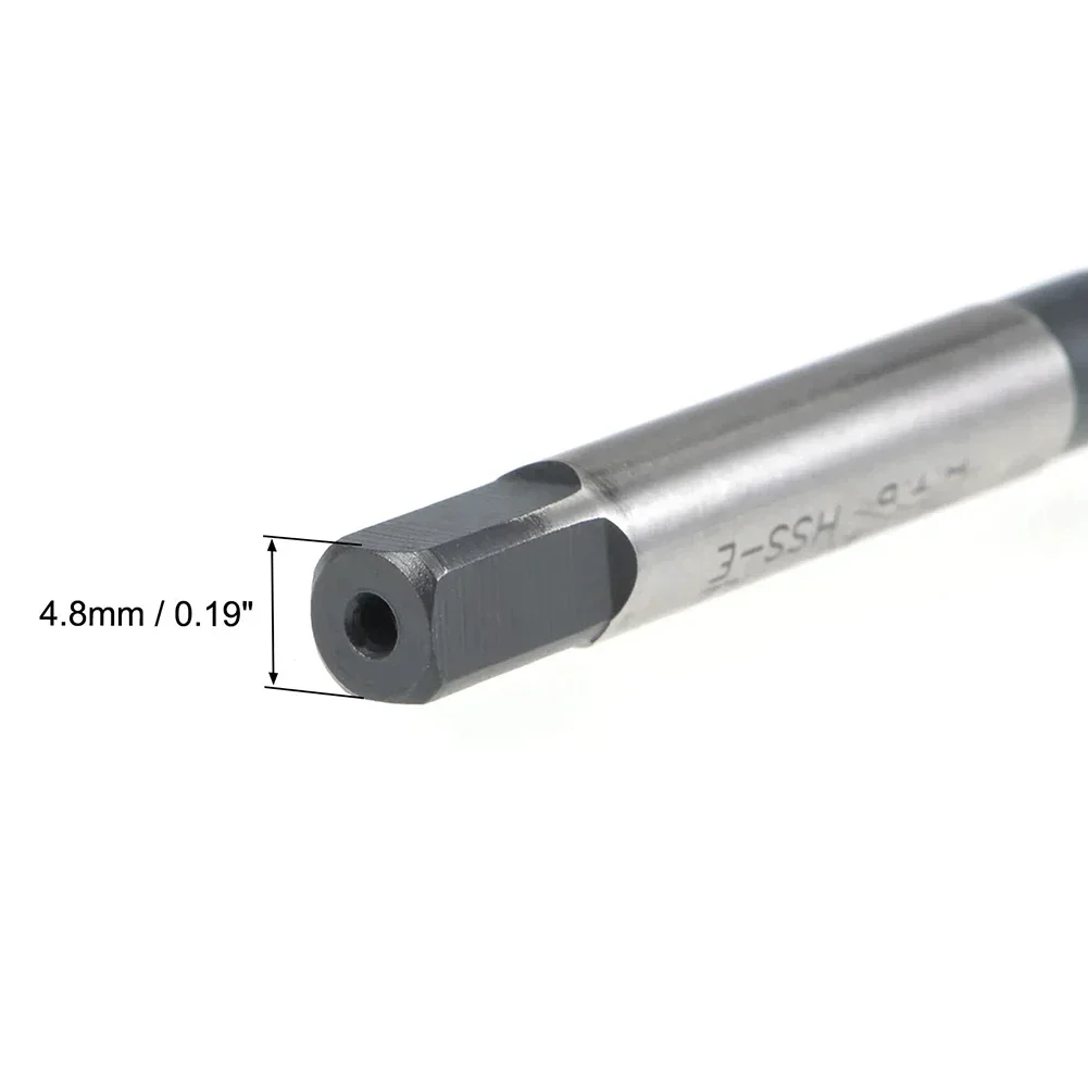 1pcs M8 X 1.25 Spiral Flute Tap Metric Machine Thread Tap HSS Nitriding Coated High Speed Steel  Tools Accessories