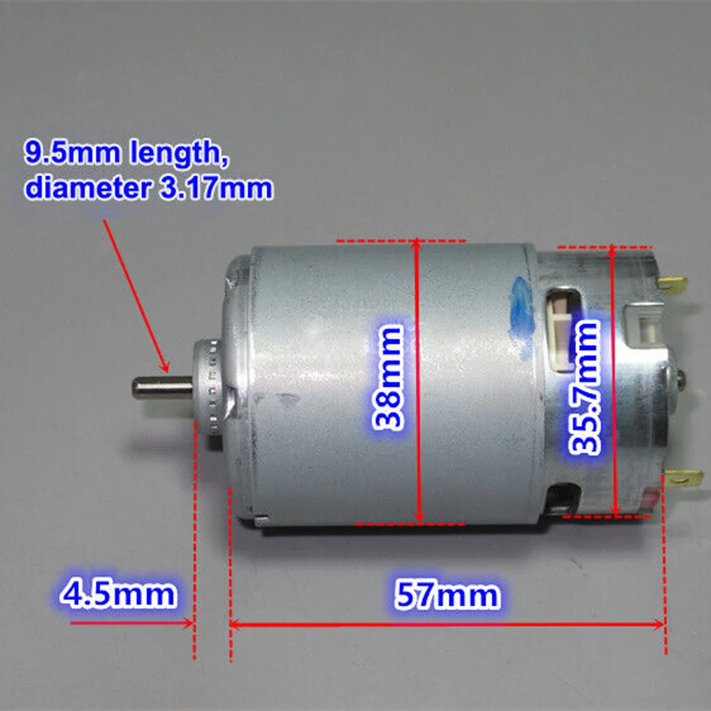 250pcs/lot Mabuchi RS-550VC-8022 High Speed Power Tool Electric Motor  DC 5V-12V