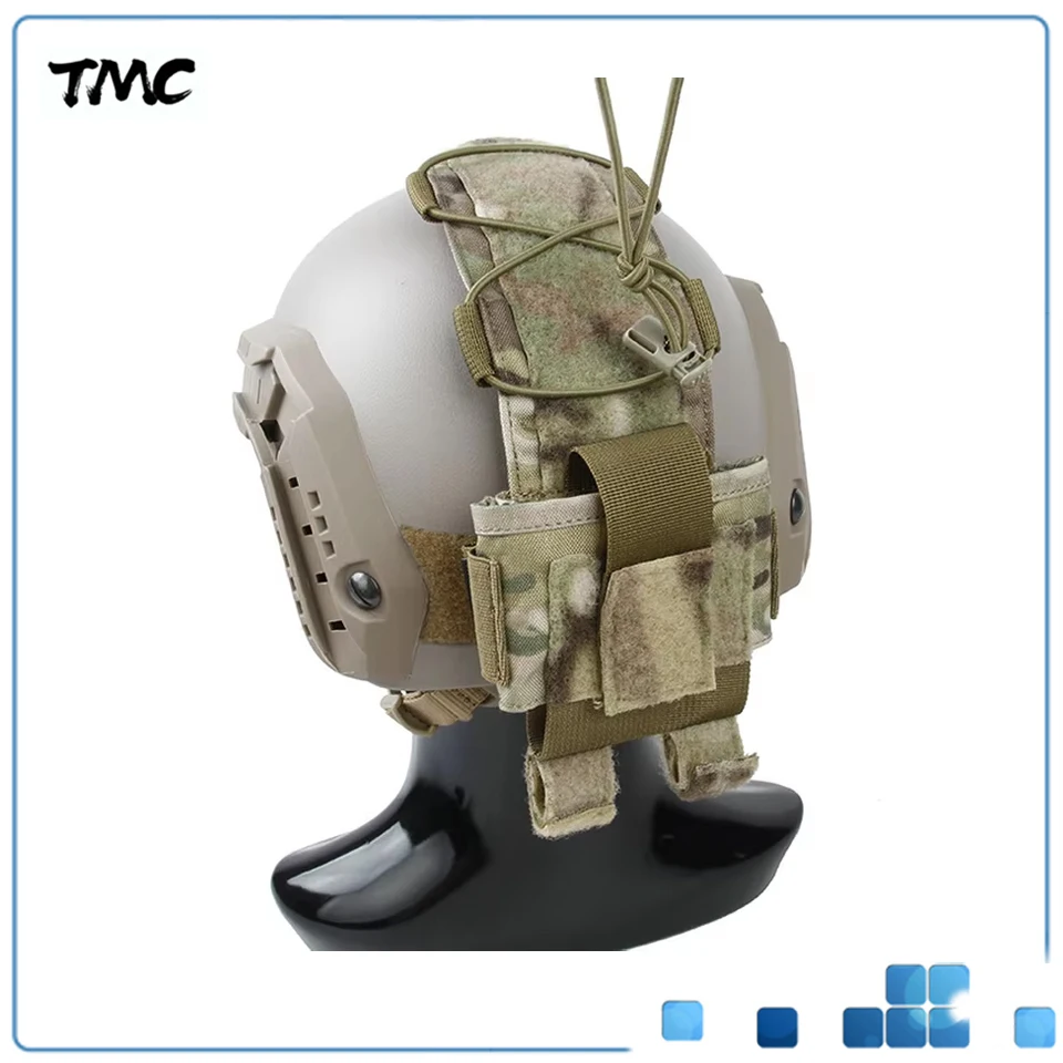 

TMC MK3 Battery Case Special Multicam Paste Attached Tactical Pouch Battery Storage Bag for Tactical Helmet