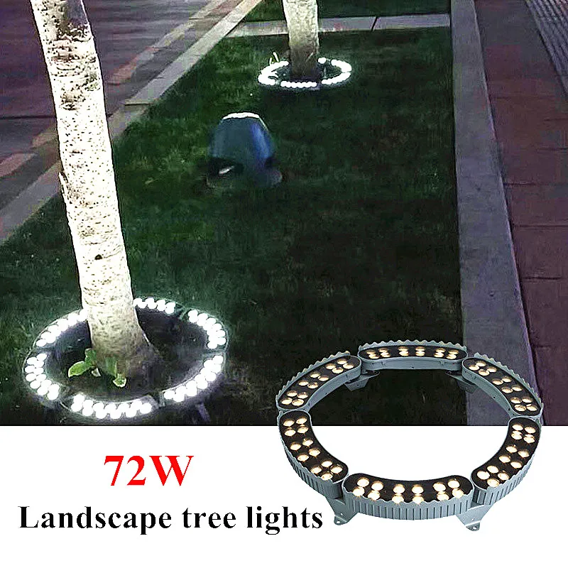 

12V 220V Tree Lamp Garden Villa Landscape Lighting Outdoor Waterproof Tree Luminescent Light Corrugated Lights Square Gazebo 12W