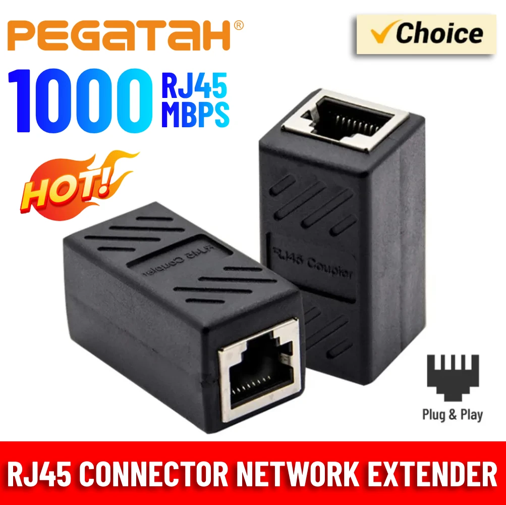 

RJ45 connector Network extender Ethernet Kabel RJ45 extender adapter Gigabit interface Female to Female network connector laptop